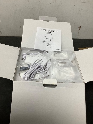 Pan Tilt Security Camera Battery/Solar Powered - Lot 1157