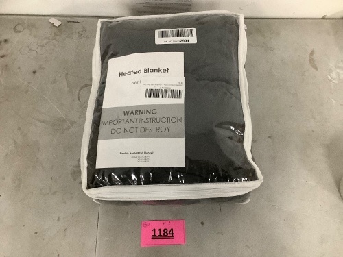 Heated Blanket - Lot 1184