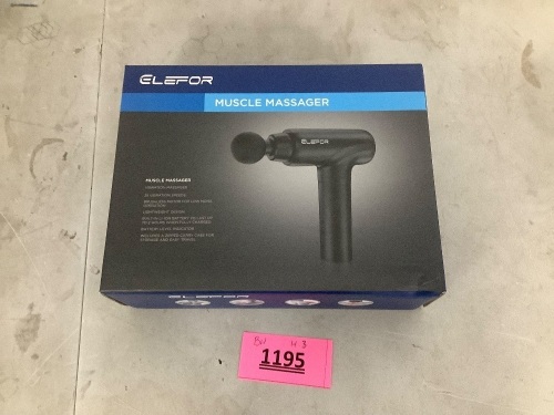 Elefor Massage Gun - Lot 1195