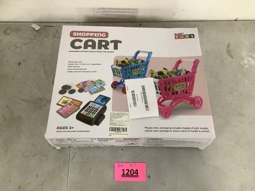 Toy Shopping Cart - Lot 1204
