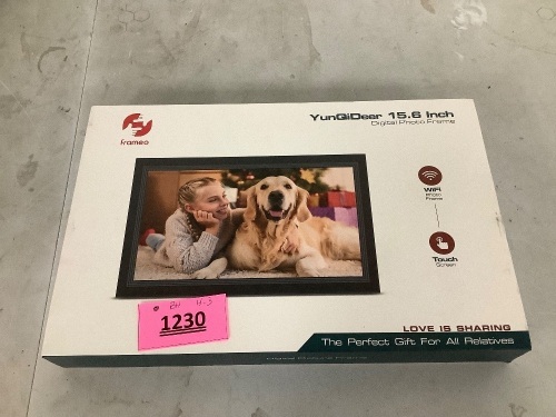 Frameo 15in Digital Photo Frame - Lot 1230