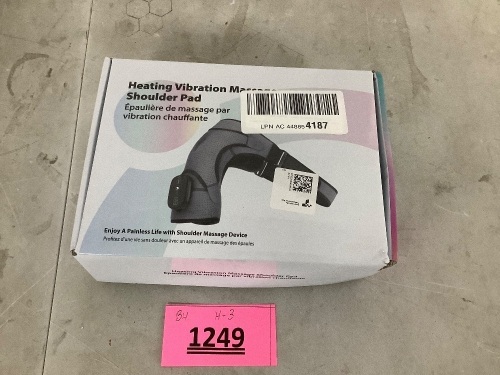Heating Vibration Massage Shoulder Pad - Lot 1249