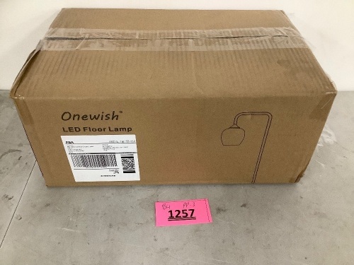 OneWish Led Floor Lamp - Lot 1257