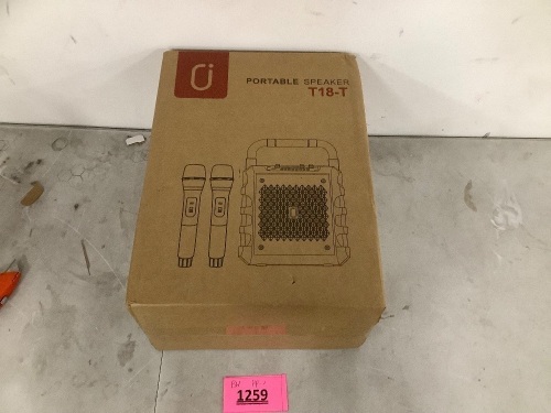 Portable Speaker T18-T - Lot 1259