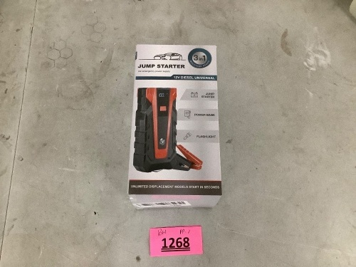 3in1 Jump Starter - Lot 1268