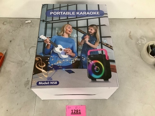 Portable Karaoke Machine NS8 - Lot 1281