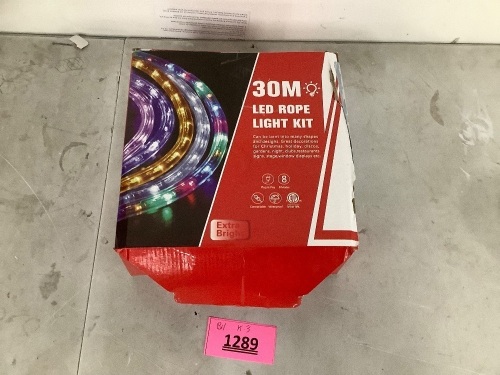 30M Led Rope Light Kit - Lot 1289