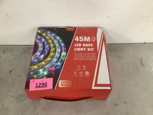 45M LED Rope Light Kit - Lot 1290