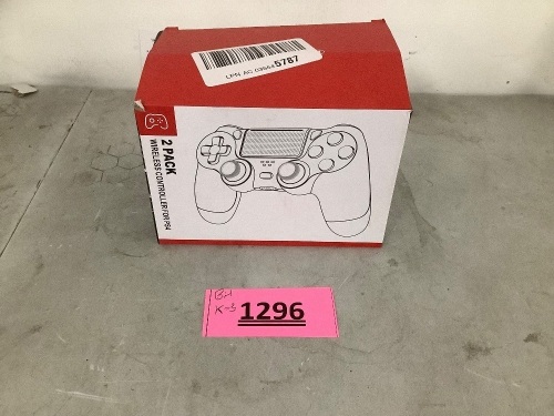 2 Pack Wireless Controllers PS4 - Lot 1296