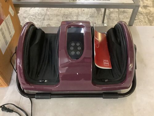 Reflexology Shiatsu Foot Massager w/ High-Intensity Rollers - No Remote - Lot 135