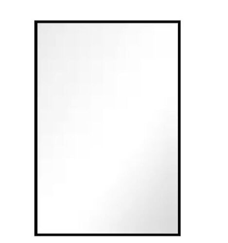  Home Decorators Collection 26 in. W x 38 in. H Rectangular Polystyrene Framed Floating Wall Mirror - Lot 175JF