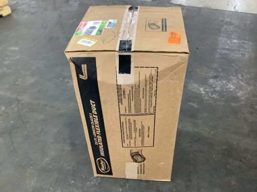 Master Flow 12 in. x 25 ft. Insulated Flexible Duct R8 Silver Jacket - Lot 187JF