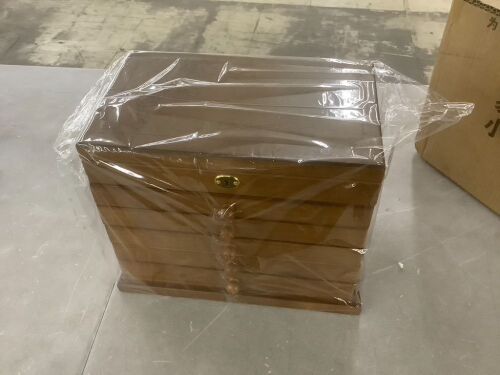 Wooden Jewelry Box  - Lot 322