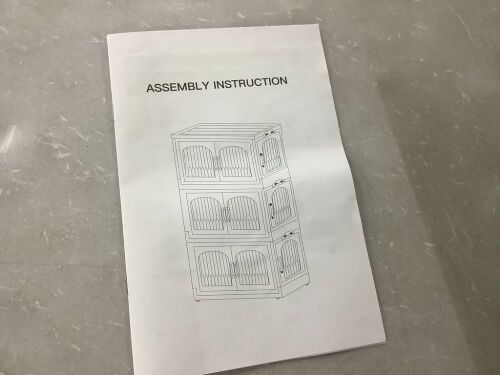Stackable Plastic Storage Bins - Lot 342WG