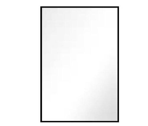 Home Decorators Collection 26 in. W x 38 in. H Rectangular Polystyrene Framed Floating Wall Mirror - Lot 477JF
