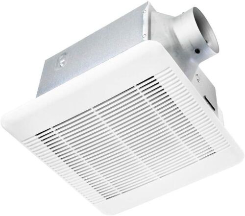 Hampton Bay 110 CFM Ceiling Mount Room Side Installation Quick Connect Bathroom Exhaust Fan - Lot 313JF