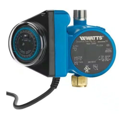 Watts Hot Water Recirculation System, heat H2O, 24 Hr Programmable Timer - Lot 125JF