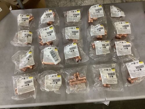 Lot of (20) Viega ProPress 1-1/4 in. Press Copper Tee - Lot 129JF