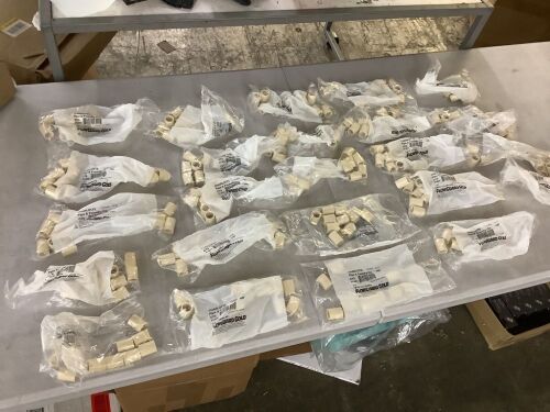 Lot of (24) 1/2 in. CTS CPVC Coupling, 10 pc/bag - Lot 623JF