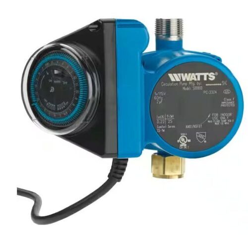 Watts Hot Water Recirculation System, heat H2O, 24 Hr Programmable Timer - Lot 127JF