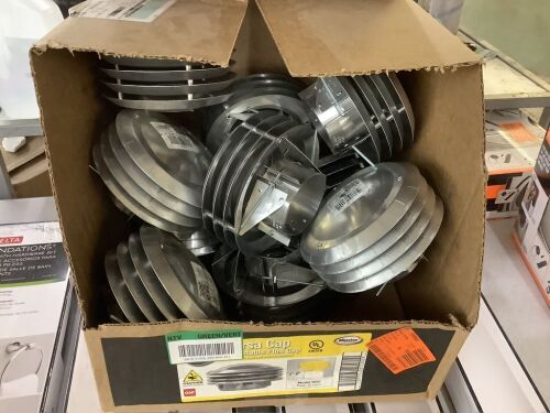 Lot of (10) Master Flow 3 in. to 5 in. Adjustable Versa Cap - Lot 827JF