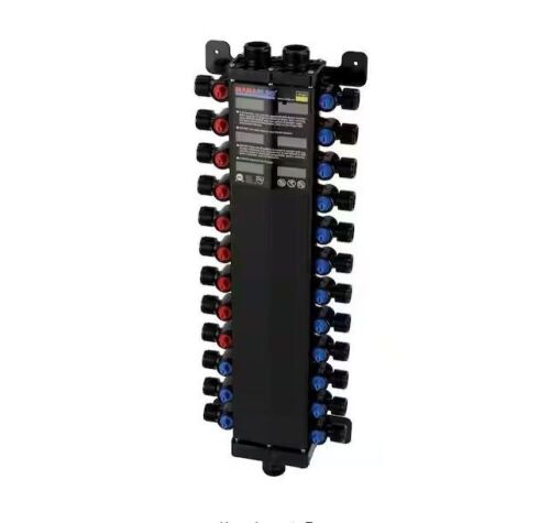 Viega Manabloc 1/2 in. Press x 24 port Polysulfone Distribution Manifold (9 Hot/15 Cold) - Lot 220JF