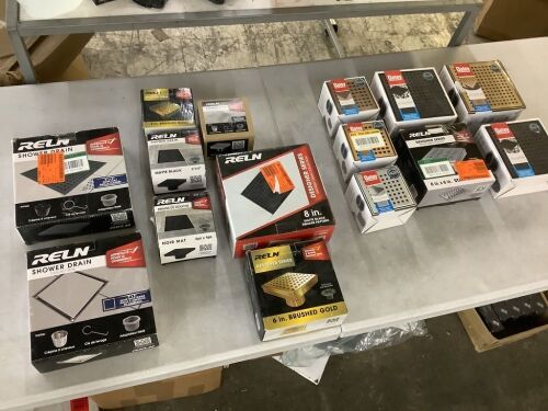 Lot of Designer Shower Drains - Lot 629JF