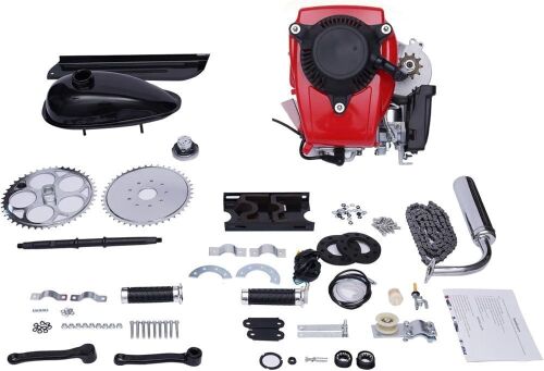 53cc Gas Bike Engine Kit for 26" Bikes, Air-Cooled, 4-Stroke, OHV, Single Cylinder - Lot 55