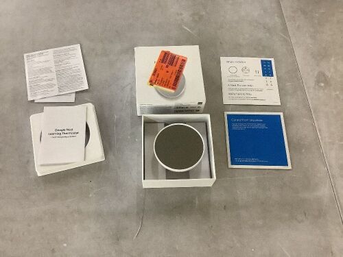 Google Nest Thermostat Smart Programmable Wi-Fi Thermostat, Snow - Lot 615JF