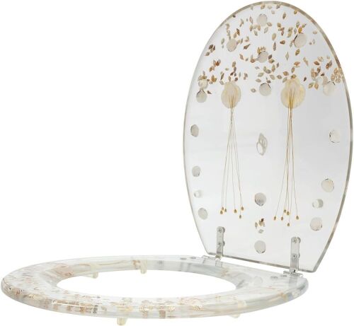 Transparent Resin Toilet Seat  - Lot 665
