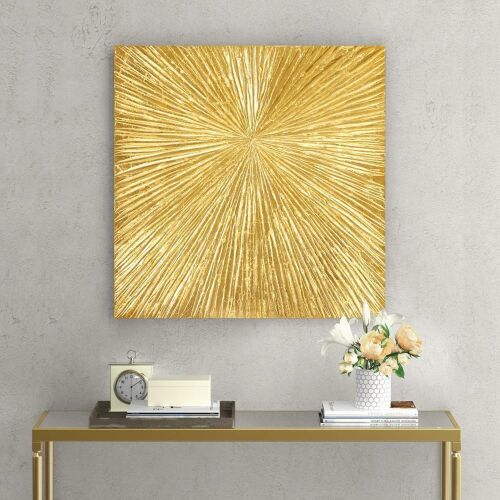 MADISON PARK Sunburst Wall Art 30" x 30"  - Lot 758