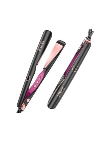 LANDOT Hair Straightener Flat Curling Iron Pro 1" Multi-Styler  - Lot 860