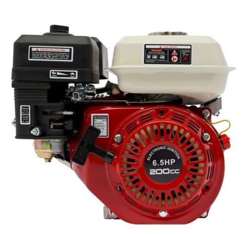 6.5HP 4 Stroke Industrial Grade Gas Engine OHV Air Cooled Pullstart - Lot 865