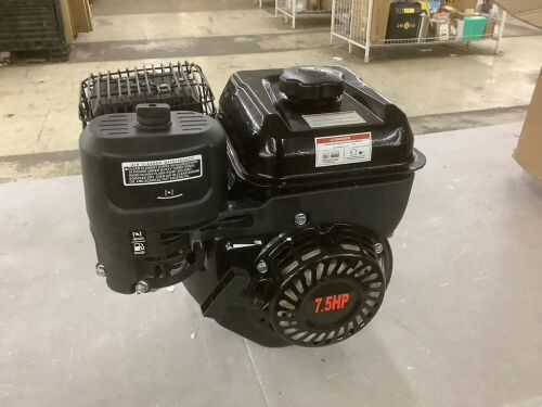 4-Stroke 7.5hp Gas Engine - Gas in Tank - Lot 506