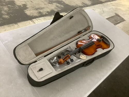 Glarry GV100 3/4 Solid Wood Violin - Lot 508