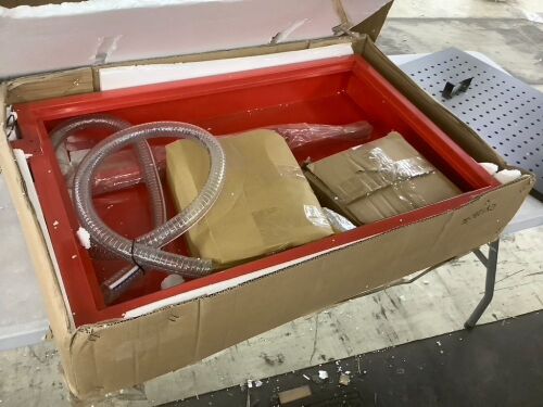 Portable Rolling Oil Drain Cart with Manual Pump - Lot 812
