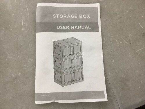 Plastic Stackable Storage Boxes  - Lot 433WG