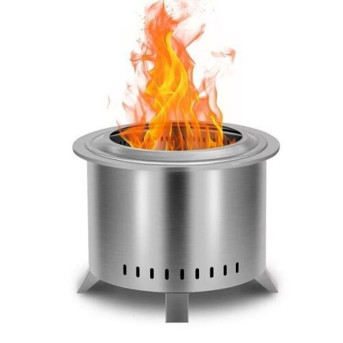 22" Stainless Steel Smokeless Fire Pit - Lot 26
