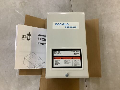 ECO FLO 1/2 HP Control Box for 4 in. Well Pump - Lot 519JF