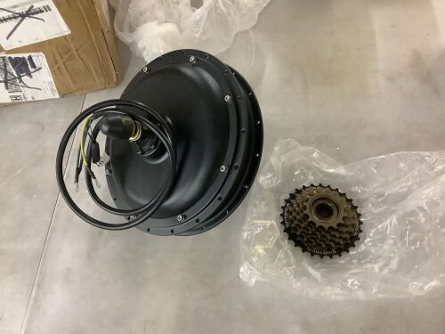 48V 1500W Threaded Brushless Gearless Rear Hub for Ebike  - Lot 714