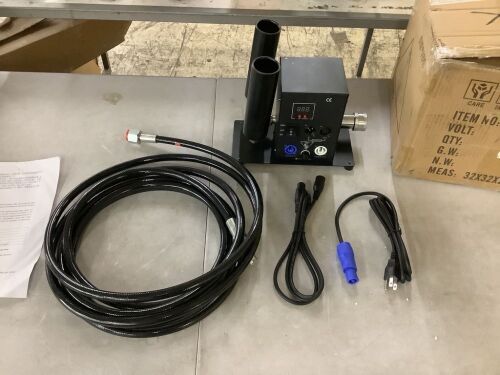 Vertical Double-Pipe CO2 Fog Machine  - Lot 715