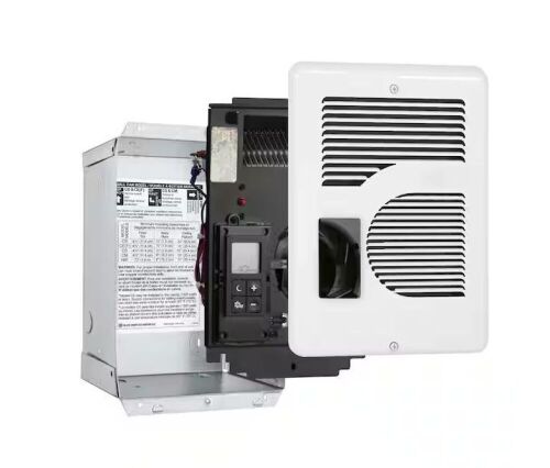 Cadet 240/208/120-volt 1,600/1,500/1,000-watt Energy Plus In-wall Fan-forced Electric Heater in White with Digital Thermostat - Lot 825