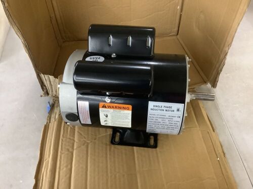 5 HP SPL 3450 RPM Air Compressor Electric Motor 60Hz 208-230V 56Frame 5/8" Shaft - Lot 721