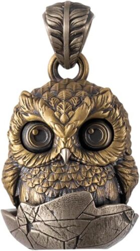 COPPERTIST.WU Owl Fidget Pendant for Necklace - Lot 1471
