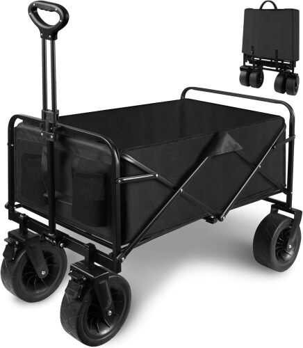 Folding Garden Trolley Cart Heavy Duty Wagon Multi-Function - Lot 1426