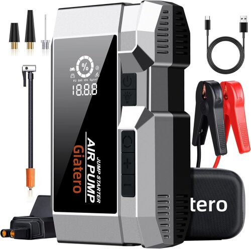 Q17 Jump Starter with Air Compressor - High Capacity Portable Jump Starter Battery Pack - Lot 1433