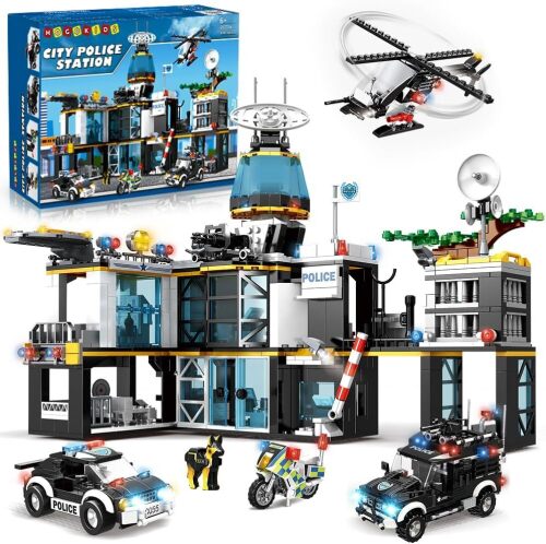 HOGOKIDS City Police Station Building Set - 1261 PCS - Lot 1436