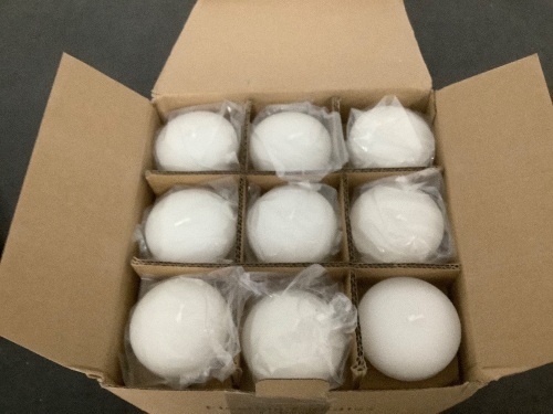 Floating Candles (36 Pack) White, Unscented Disc - Lot 1521