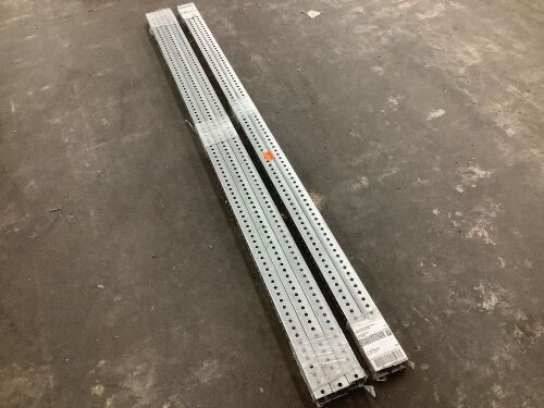 Lot of (5) 8' Street Sign Posts, 2" x 2" Tubing - Lot 141