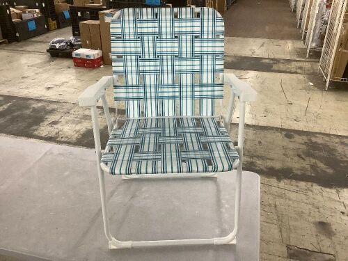 Webbed Folding Lawn Chair  - Lot 180WG